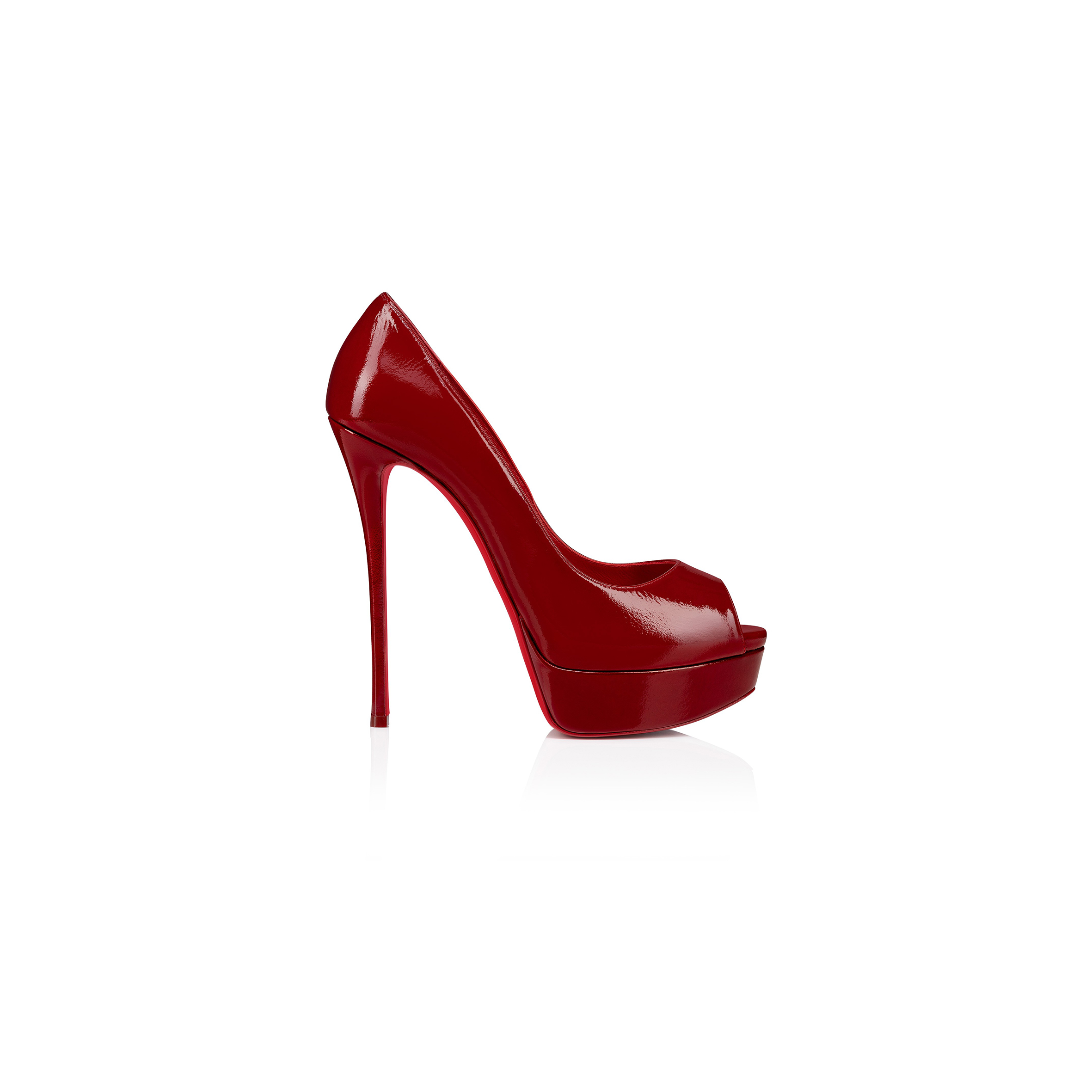 Ch**an louboutin fetish peep 150 mm pumps-vog patent leather-loubi-women 1250531r558